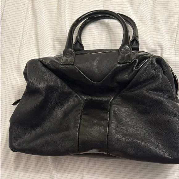 Yves Saint Laurent Black Leather Tote - Picture 1 of 5